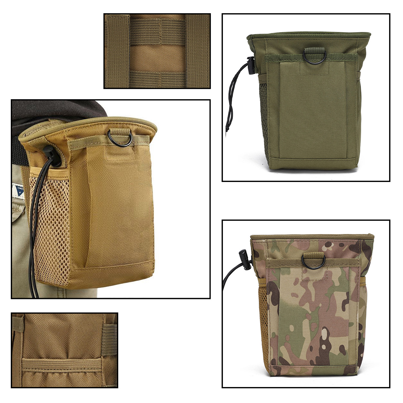 Outdoor Hunting Belt - Камуфляжная сумка MOLLE объемом 3-5 л,