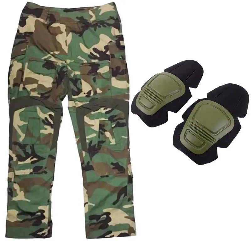 Outdoor Hunting Trousers - Уличные боевые брюки TACTICAL Woodland GEN3