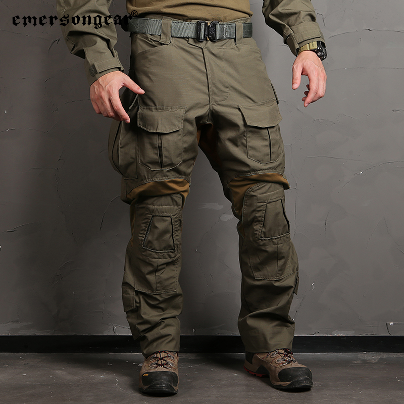 Outdoor Hunting Trousers - Тактические брюки Emersongear E3, камуфляжные брюки,