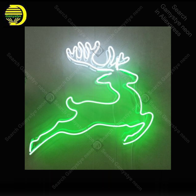 Hunting And Outdoor Shop - Неоновая вывеска для Deer Running Shop