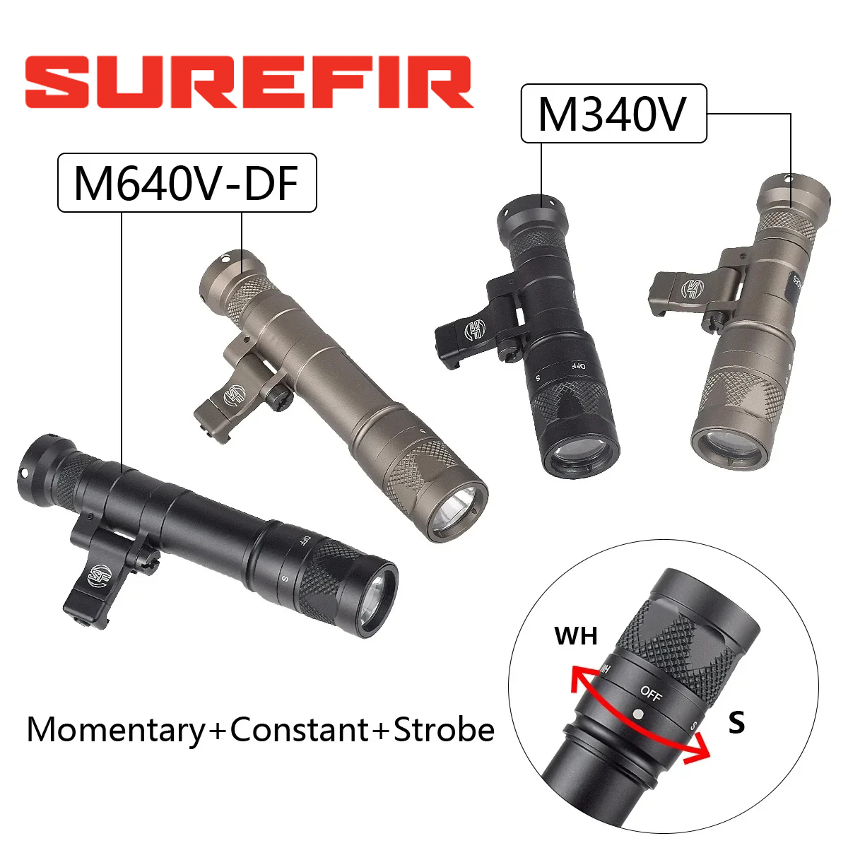 Hunting And Outdoor Shop - Фонарь SureFire M600 M340 DF M640