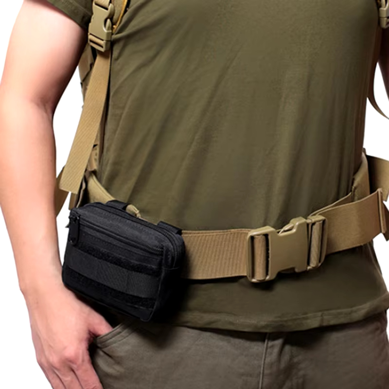 Мужская двухслойная сумка EDC  – обзор и цена Outdoor Hunting Belt