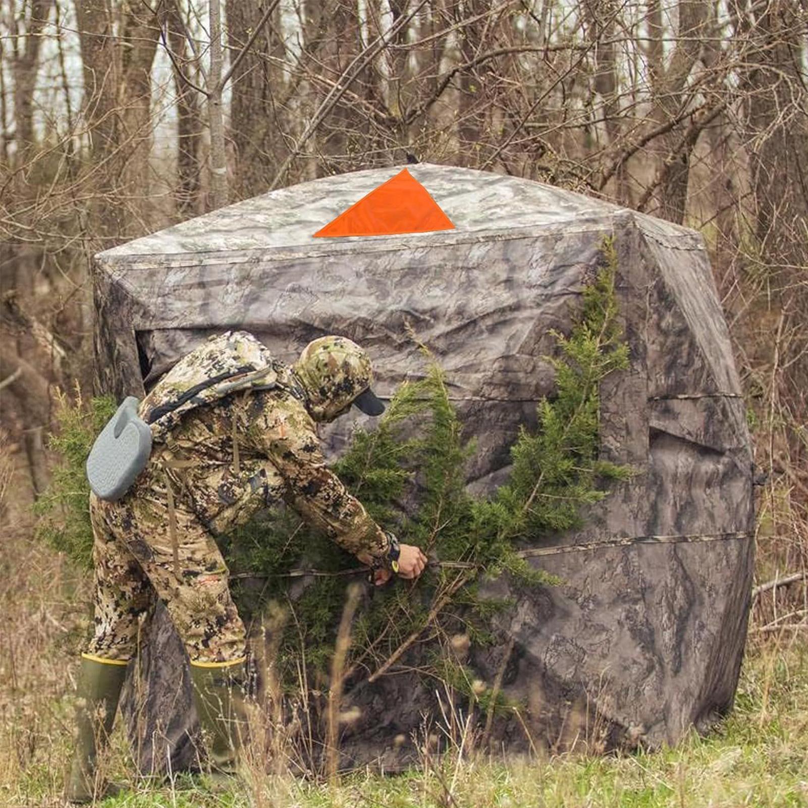 Оранжевая глухая панель Blaze, – обзор и цена Outdoor Hunting Tent