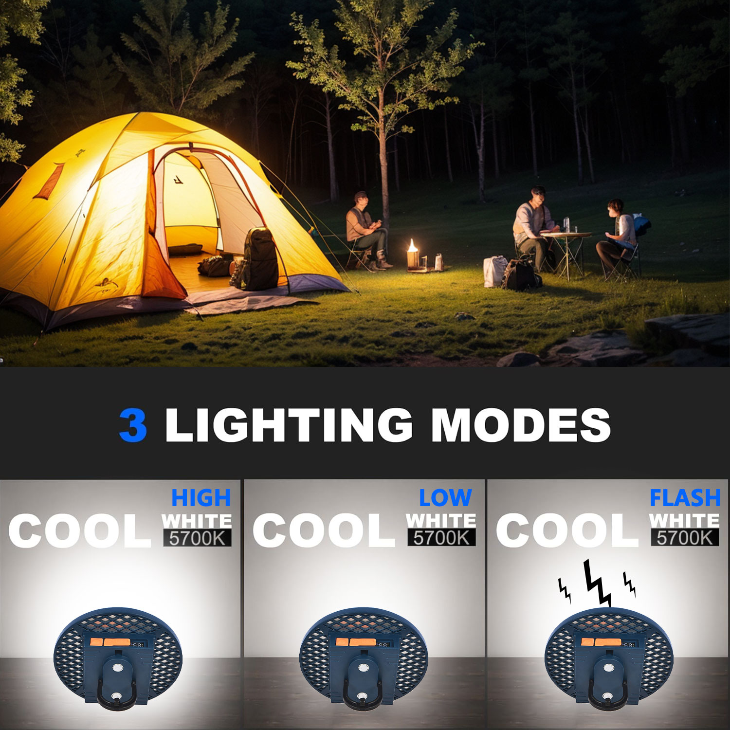 Переносной кемпинговый фонарь  – обзор и цена Outdoor Hunting Tent